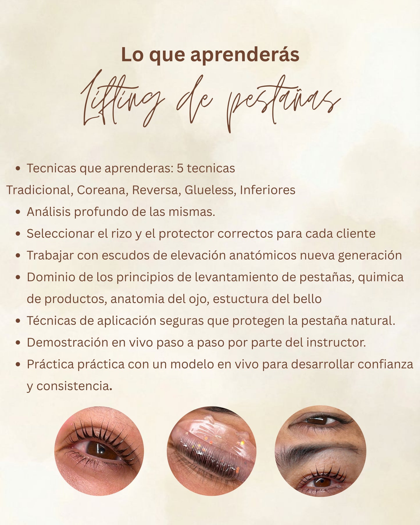 Masterclass Lash Lifting Coreano & Laminado de Cejas
