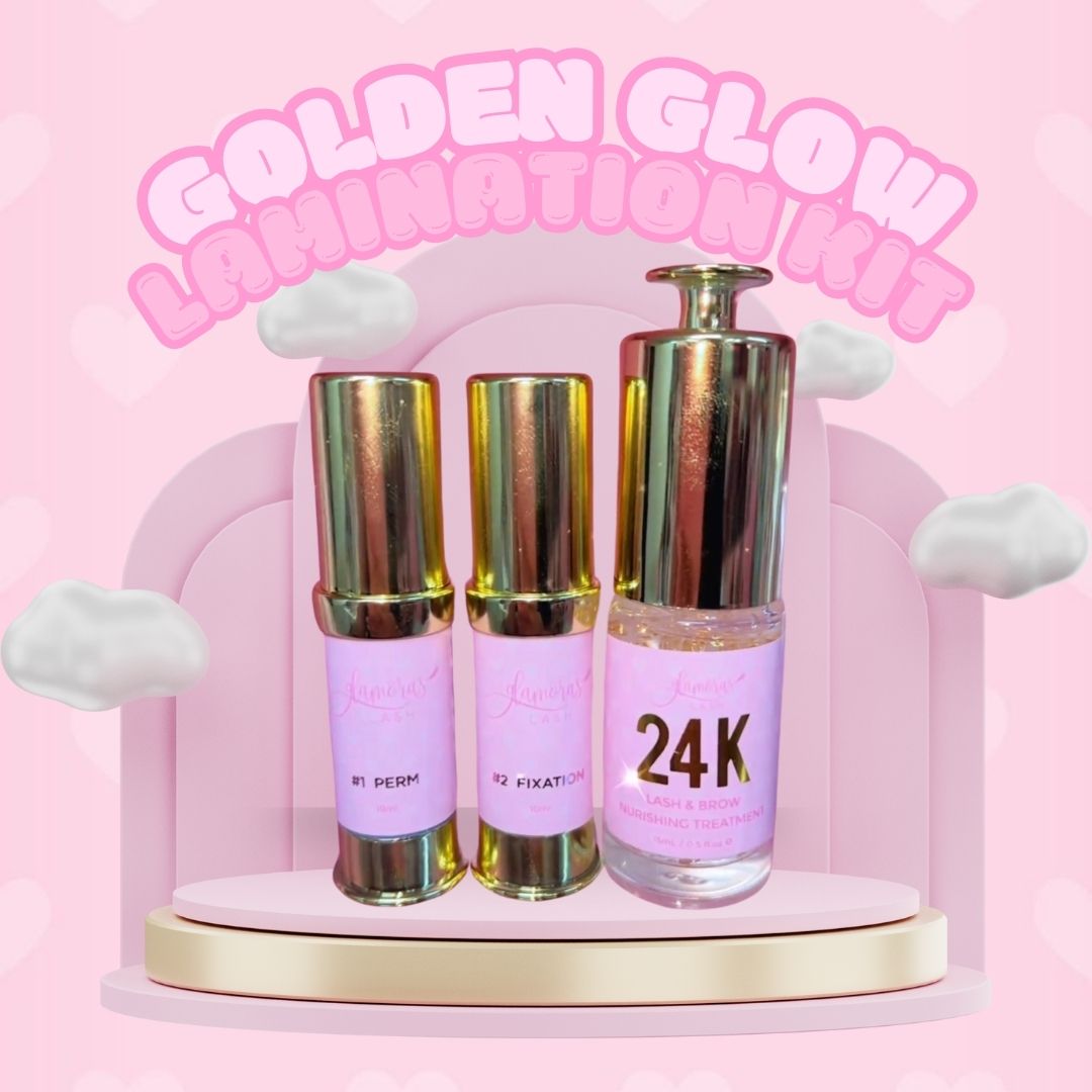 Golden Glow: Lash lift & Brow lamination kit